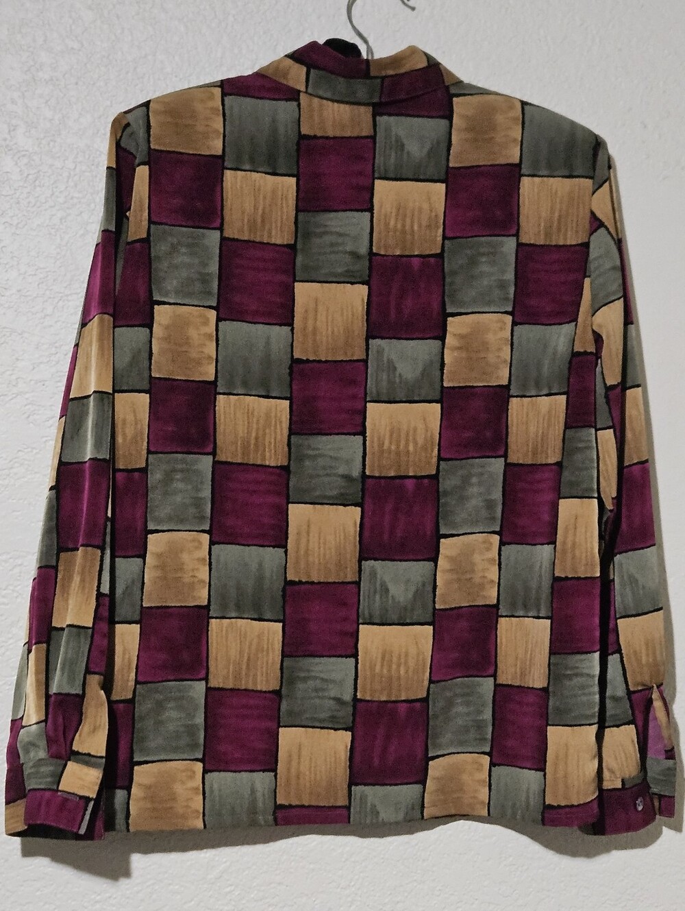 Notations Button Up Blouse - Picture 3 of 3